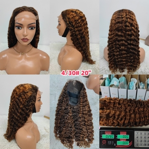 Promotion 79.5$ Letsfly 5x5 Burmese Curly Natural Human Hair Lace Closure Wigs Wholesales 18 20 22 Inches Wigs Factory Sales - Product Image 5