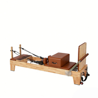 Equipo de Pilates Reformer de Roble Duradero para Estudio de Pilates