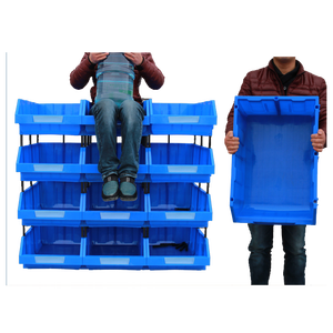 Large industry plastic stackable bin tool storage box