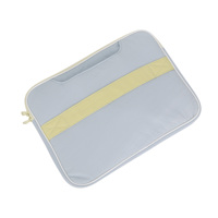 Housse pour ordinateur portable avec sangle de bagage pour 13-14 pouces, sac d'ordinateur brodé tendance, résistant à l'eau et aux rayures pour les trajets quotidiens