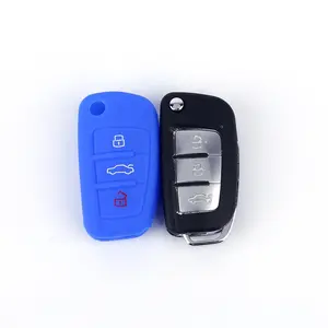 Großhandel Custom Silikon kautschuk 3 Tasten Remote Auto Schlüssel anhänger Fall Abdeckung