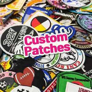 Parches Bordados con Letras de Logotipo Personalizado en 3D, para Coser o Planchar - Product Image 1