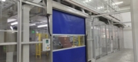 Cabine de travail modulaire ISO 5-8 avec douche d'air et pass-box pour la fabrication en laboratoire électronique