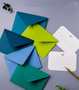 Logo personalizzato personalizzato di lusso <span class=keywords><strong>lettera</strong></span> di ringraziamento con carta di imballaggio invito a nozze busta di carta con incisione - Product Image 4