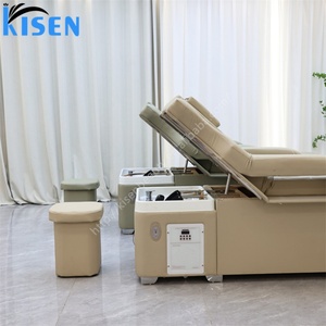 Kisen Commercial Shampoo <b>Bed</b> for Head Spa Foot Bath Salon Massage Table Pedicure Chair Electric Adjustable Backrest on Sale - Product Image 5