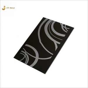 แผ่นสแตนเลสสตีลสีทองเงา EX135 เกรด 201/304/316 แผ่นตกแต่ง SS ขนาด 4x8 นิ้ว บริการสลักลายและเชื่อม - Product Image 1