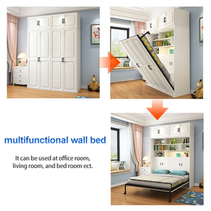 Mécanisme de <span class=keywords><strong>lit</strong></span> Murphy vertical pneumatique multifonctionnel, construction en acier, design moderne, caractéristiques gain de place, garantie de 3 ans - Product Image 2