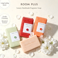 Savon en barre parfumé 200g, savon de bain hydratant au parfum longue durée, savon nettoyant régénérant aux extraits de plantes