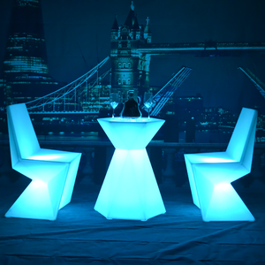Waterproof LED <strong>Round</strong> <strong>Tables</strong> <strong>and</strong> Whimsical Multicolor <strong>Bar</strong> <strong>Stool</strong> for Outdoor Parties Hotel/Mall Decor Whimsical LED <strong>Bar</strong> Furniture - Product Image 4