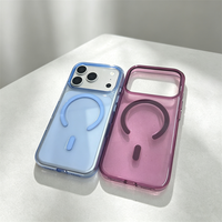 Étui de téléphone portable transparent anti-jaunissement, résistant aux chocs, magnétique, haute transparence, épaisseur 2,0 mm, pour iPhone 15 16 17 18 Pro Max