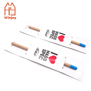 <span class=keywords><strong>Crayon</strong></span> <span class=keywords><strong>à</strong></span> griffonner avec graines, écologique, en bois, avec gomme, logo personnalisé, pour cadeau étudiant, avec carte en papier - Product Image 3