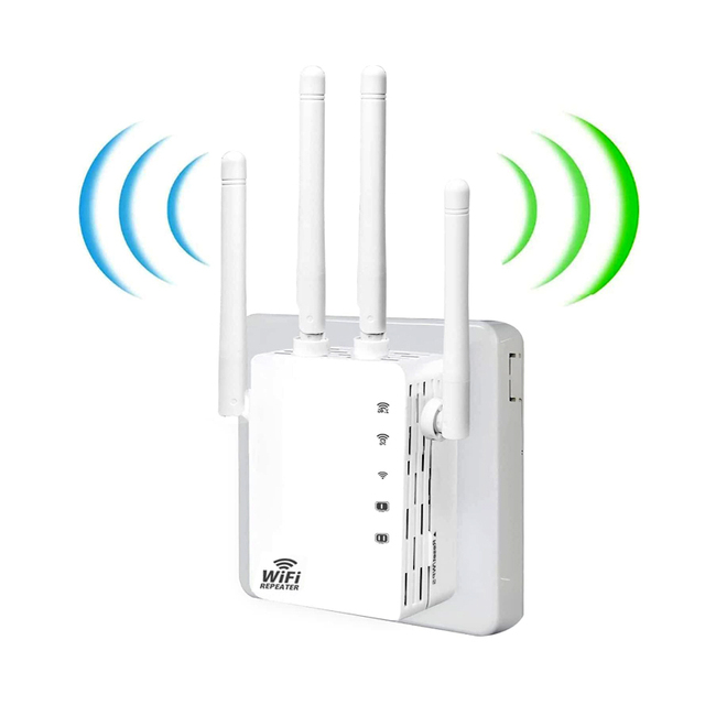 Kt WiFi Extender & Signal Enhancer 1200Mbps Dual Band 2.4/5GHz (8,500 Sq Ft) 360 Full Coverage