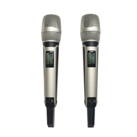 Microphone sans fil professionnel Shunyin SY07 avec affichage de la fréquence et suppression du bruit, idéal pour le karaoké et la scène
