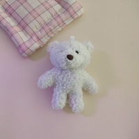 Porte-clés en peluche mini ours mignon à bas prix, pendentif ours en peluche de dessin animé, breloque à suspendre pour voiture ou sac, cadeau