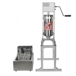 Máquina Comercial para Hacer Churros Españoles de 5L y Freidora de Frutas Latinas de 6L, Equipo de Cocina Comercial para la Elaboración de Productos a Base de Granos - Product Image 4
