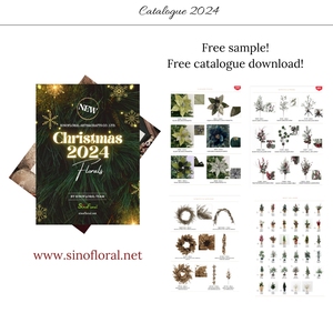 Champán artificial de alta calidad, Poinsettia navideño, buen diseño, decoración de árbol de Navidad en caja, venta al <span class=keywords><strong>por</strong></span> <span class=keywords><strong>mayor</strong></span>, otros artículos <span class=keywords><strong>navideños</strong></span> - Product Image 6