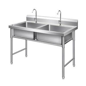 อ่างล้างจานสแตนเลสสองชั้นสำหรับโรงแรมและร้านอาหาร Victory - Product Image 1