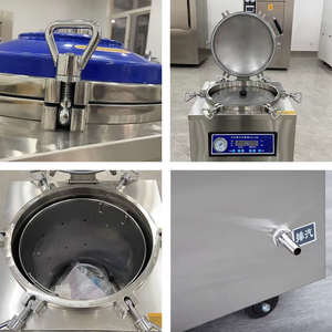 Stérilisateur à vapeur industriel 150L, autoclave vertical pour substrat de champignons et sacs de culture - Product Image 4