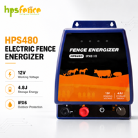 HPSFENCE ODM OEM HPS480 Elektrische Omheining Energizer 12V 4.8J IPX6 Omheining Energie-eenheid voor Paardenweide Veiligheidsbeheer Gebruik Gereedschapset