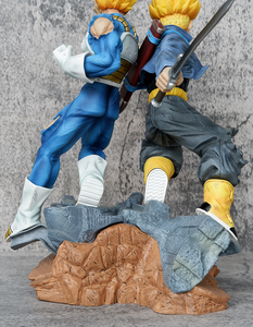 31.5cm nouveau Design <span class=keywords><strong>Super</strong></span> <span class=keywords><strong>Saiyan</strong></span> père fils troncs VegetaFigure Anime PVC jouet Dragon-Balls Z figurines jouets pour enfant - Product Image 3