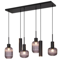 Nouvelle lampe suspendue en verre design tendance pour restaurant, salle à manger, décoration intérieure, luminaire suspendu