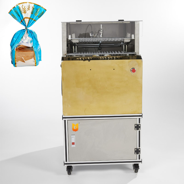 Semi Automatic Foot Operated Bag Tying Machine Twist Tie Machine Stainless Steel Tying Machine for Bakery Bread Food Processing