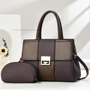 New Checkered Pattern Print PU Leather Tote Bag Trendy Luxury Women's Handbags for Women - Product Image 2