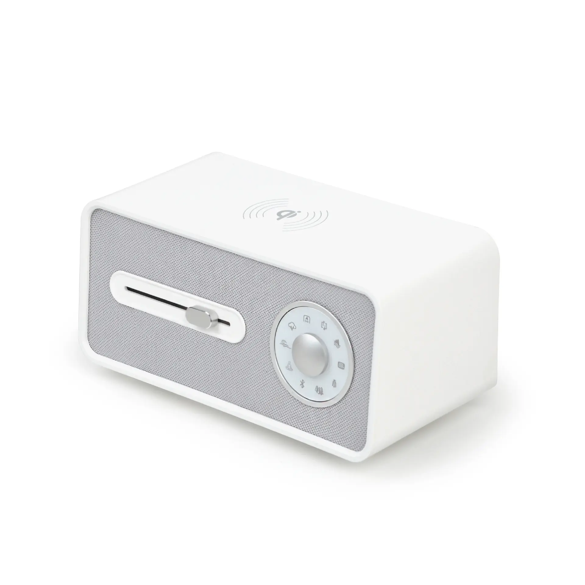 High Quality White Noise Speaker Machine Support 10W Fast Wireless Charging BT Function