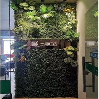 Dinding Bunga Buatan, Ubin Bunga untuk Kantor, Daun Buatan Grosir, Kustomisasi Modern, Lantai Terrazzo, Dinding Bunga Buatan