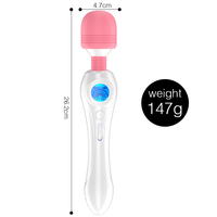 Vibe Damen-Vibrator für Erwachsene – 100 % wasserdicht, ABS+Silikagel, USB-aufladbar, 10 Frequenzen, größere Ausführung