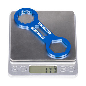 Clé de couvercle de fourche de vélo Bolany, outil en alliage d'aluminium pour la réparation de vélos de montagne, rouge, noir, bleu - Product Image 5