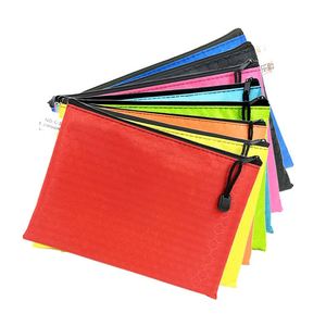 Portadocumentos A4 A5 A6 con Logotipo Personalizado, Bolsa de Papelería, Estuche Impermeable de Nailon para Lápices, Carpetas con Cierre para Documentos - Product Image 1