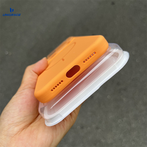 Coque magnétique en silicone premium pour iPhone 15 Pro avec protection d'objectif en verre AG, antichoc, pour iPhone 17 Pro Max - Product Image 5