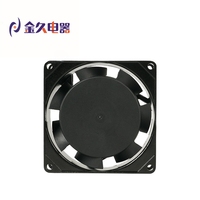 Elektrischer AC-Axiallüfter mit Kunststoffblättern und Gleitlager 80x80x25mm Freistehend Geräuscharm OEM/ODM-Unterstützung