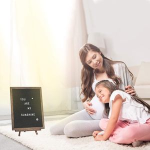 Tablero <span class=keywords><strong>de</strong></span> <span class=keywords><strong>madera</strong></span> con <span class=keywords><strong>letras</strong></span> <span class=keywords><strong>de</strong></span> fieltro, marco <span class=keywords><strong>de</strong></span> <span class=keywords><strong>madera</strong></span> <span class=keywords><strong>Vintage</strong></span> rústico, tablero <span class=keywords><strong>de</strong></span> <span class=keywords><strong>letras</strong></span> y mensajes intercambiable gris oscuro - Product Image 6