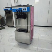 Fabricant de cône de crème glacée à rouleau doux commercial au prix le plus bas pour les entreprises. Machine à crème glacée idéale.