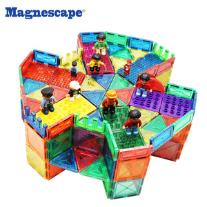 Magnescape Novo Conjunto de 20 Peças de Blocos Magnéticos Educativos para Crianças - Tema Animais e Natureza 3+ Anos - Product Image 4