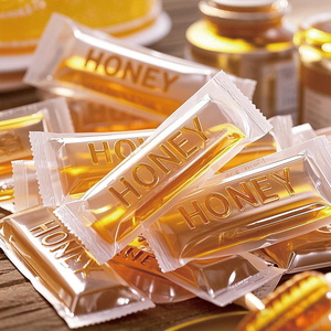 Tùy Chỉnh Túi Mật Ong Nhiệt Trở Lại Con Dấu Niêm Phong Mật Ong Gói Xé Miếng Nhỏ Nhựa Bao Bì Chất Lỏng Túi Hoàng Gia Mật Ong Túi - Product Image 3