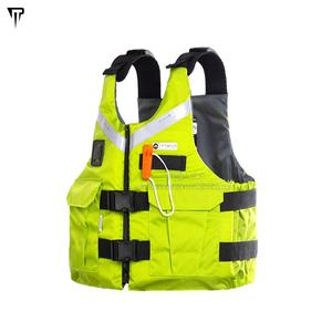 سترة نجاة JTRDA خفيفة الوزن بألوان زاهية للبالغين والأطفال مع جيب وصافرة إنقاذ معتمدة من CE للرياضات المائية - Product Image 3