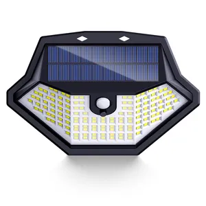 Солнечный современный датчик движения водонепроницаемый светодиодный наружный настенный ночной Светильник