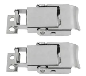 Sample Free Stainless Steel Toggle Latch Easy Operation Steel Stamping Truck Paddle Lock Handle Spring Latch For Cabinet