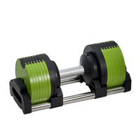Juego de Mancuernas Ajustables WENDY de 42 kg con Placas de Acero, Incrementos de 1 kg, Equipo de Gimnasio para Entrenamiento de Fuerza en Casa