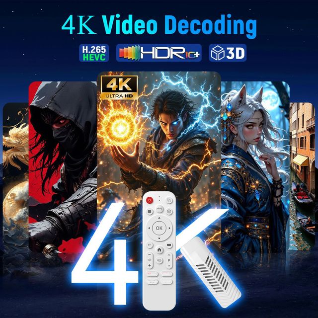 I96D11 Set-Top Box S905L Dual-Band WiFi for Android 14 4K HD TV Box Foreign Trade Box