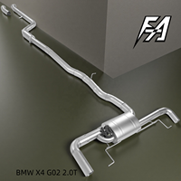 Système d'échappement à longueur égale soudé TIG par des experts pour BMW X3 G01 X4 G02 M40i B58 2.0T/3.0T avec son variable contrôlé à distance Valvetronic