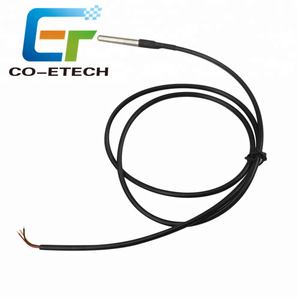 Roestvrij staal D' Type waterdichte sensor <span class=keywords><strong>DS18B20</strong></span> DS1820 temperatuursondesensormodule 18B20 3M - Product Image 4