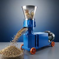 Nouvelle machine à granulés d'aliments pour animaux en aluminium de marque JPD, 15 CV, diesel, capacité de 300 kg/h, certifiée CE, pour volailles et poissons, modèle sud.