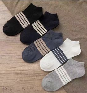 Chaussettes courtes d'été pour hommes, basses, respirantes, en <span class=keywords><strong>coton</strong></span> et élasthanne, personnalisables, pour le sport et le quotidien, modèle bateau, vente chaude - Product Image 1