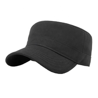 Gorra plana vintage de lona de algodón a rayas, deportiva, unisex, para exteriores, informal, estilo urbano, con estampado puff común