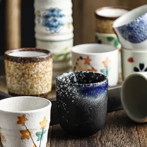 Japanese Ceramic Tea Cup No Handle