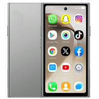 Mini Dispositivo Android de 4 Pulgadas, LTE, CPU de Cuatro Núcleos, Doble SIM, para Estudiantes y Niños, Android 12, 4G, Multilingüe, Francés/Alemán, Rápido